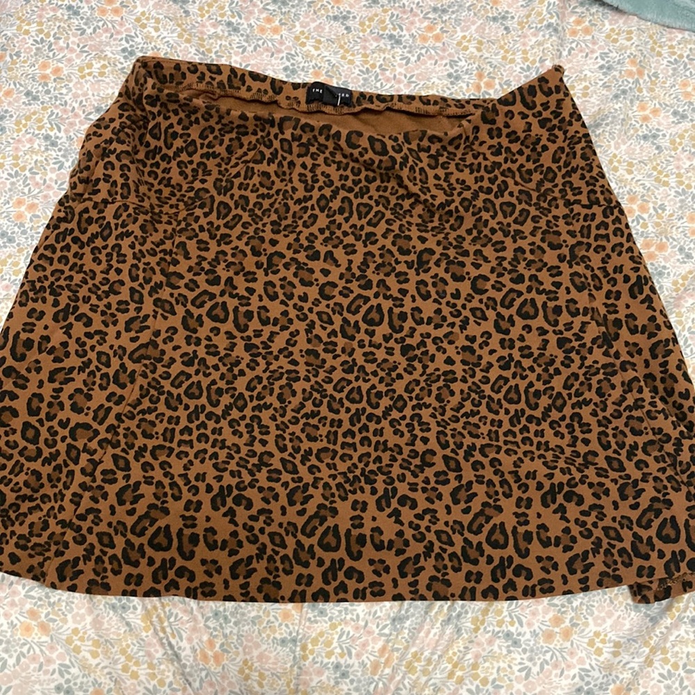 cheetah print skirt